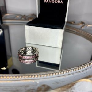🌹Host Pick🌹 Pandora Infinity Ring Pink Band